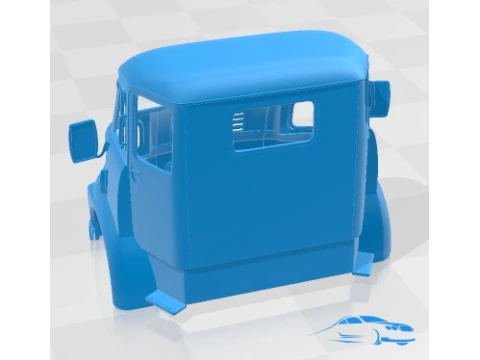 Leyland FG Cabin Truck 1968 Printable 3D Print Model