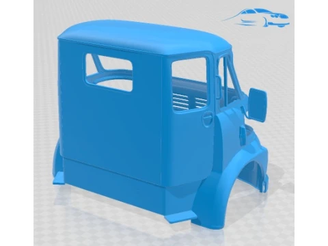 Leyland FG Cabin Truck 1968 Printable 3D Print Model