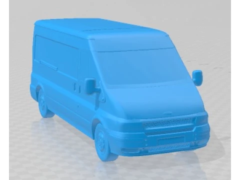 Transit PanelVan 2000 Printable 3D Print Model