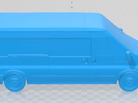Transit PanelVan 2000 Printable 3D Print Model