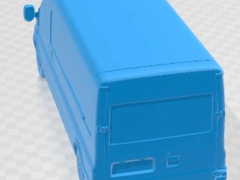 Transit PanelVan 2000 Printable 3D Print Model