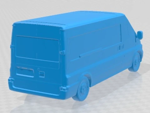 Transit PanelVan 2000 Printable 3D Print Model