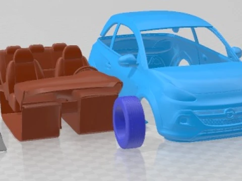 Opel Adam Rocks 2015 Printable Car 3D Print Model