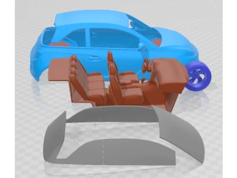 Opel Adam Rocks 2015 Printable Car 3D Print Model