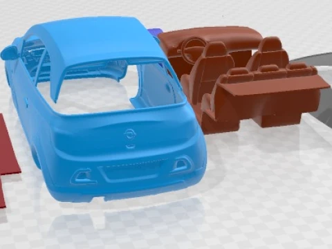 Opel Adam Rocks 2015 Printable Car 3D Print Model