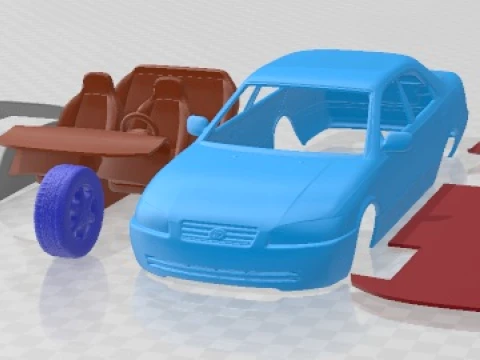 Toyota Camry 1997 Printable Car 3D Print Model