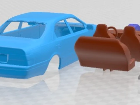 Toyota Camry 1997 Printable Car 3D Print Model