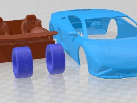 Gallardo LP560 4 2013 Printable Car 3D Print Model