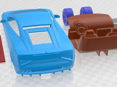Gallardo LP560 4 2013 Printable Car 3D Print Model