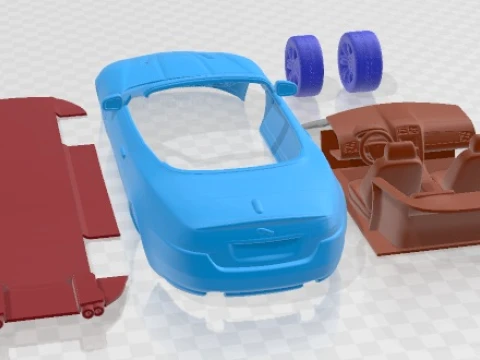 Jaguar XKR 2012 Convertible Printable Car 3D Print Model