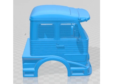 Pegaso 2060 Cabezon Race Cabin Truck Printable 3D Print Model