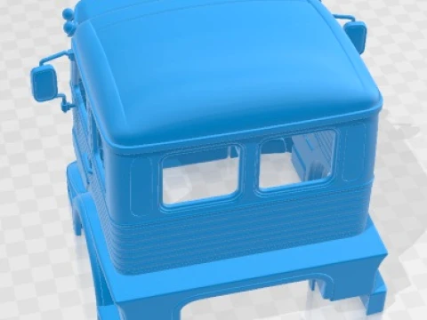 Pegaso 2060 Cabezon Race Cabin Truck Printable 3D Print Model