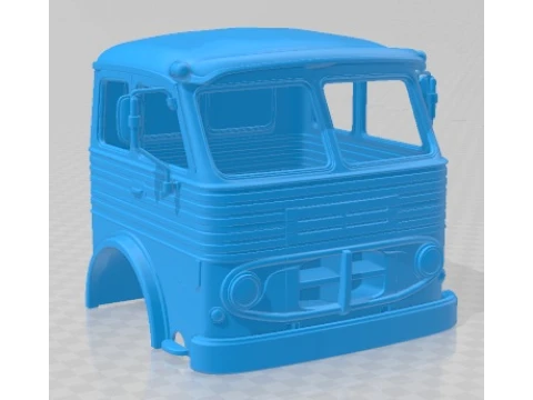 Pegaso 2060 Cabezon Cabin Truck Printable 3D Print Model