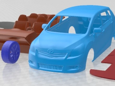 Toyota Corolla Verso 2010 Printable Car 3D Print Model