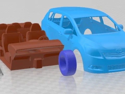 Toyota Corolla Verso 2010 Printable Car 3D Print Model