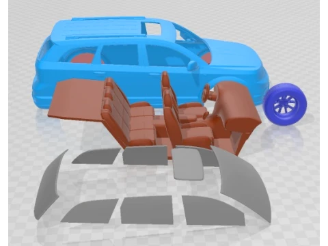 Fiat Freemont 2012 Printable Car 3D Print Model