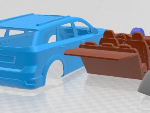 Fiat Freemont 2012 Printable Car 3D Print Model