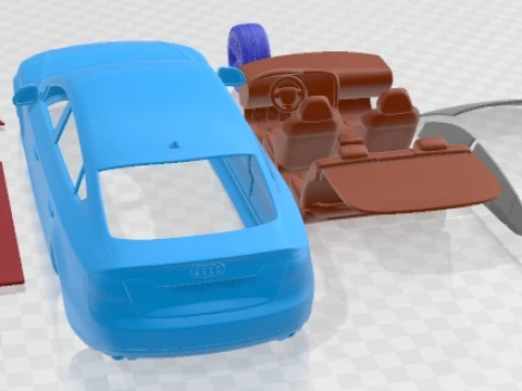 Audi A5 Sportback 2012 Printable Car 3D Print Model