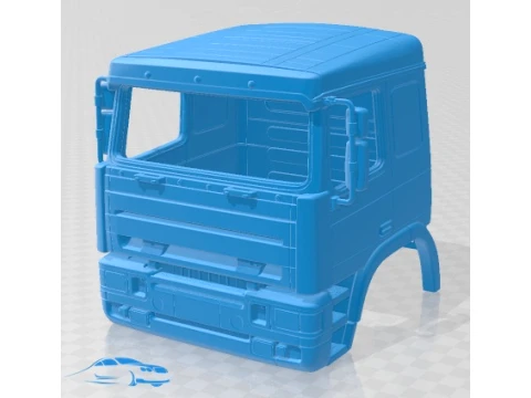 Pegaso Troner 1987 Cabin Truck Printable 3D Print Model