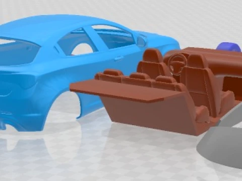 Alfa Romeo Giulietta 2011 Printable Car 3D Print Model