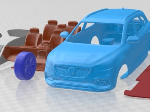 MG HS 2021 Printable Car 3D Print Model