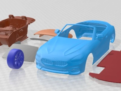 Z4 2019 Printable Car 3D Print Model