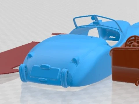 Jaguar XK120 Roadster 1948 Printable Car 3D Print Model