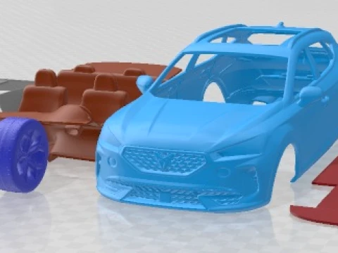 Cupra Formentor 2021 인쇄용 자동차 3D 프린트 모델