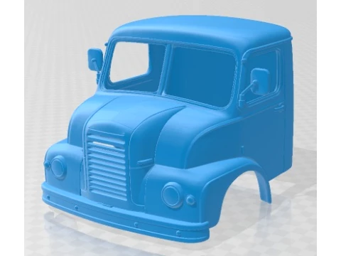 Ebro BC 35 1965 Cabin Truck Printable Modelo de Impressão 3D