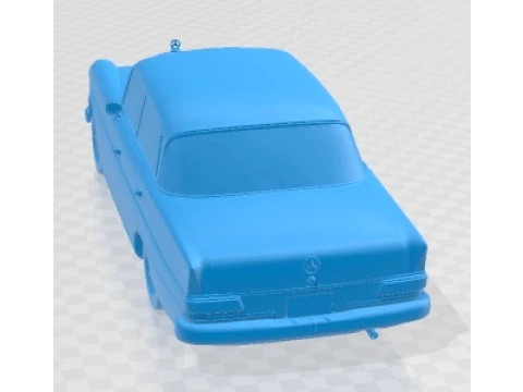 Mercedes Benz W110 1966 Printable Car 3D Print Model