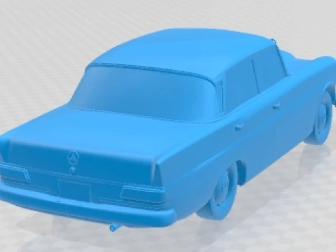 Mercedes Benz W110 1966 Printable Car 3D Print Model