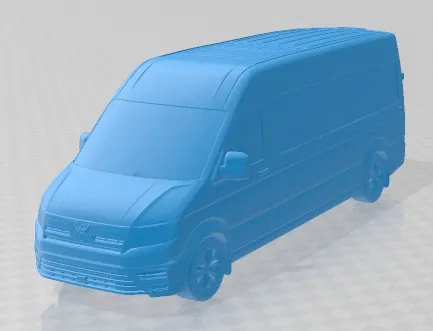 MAN TGE Van Printable 3D Print Model .c4d .max .obj .3ds .fbx .stl .blend 