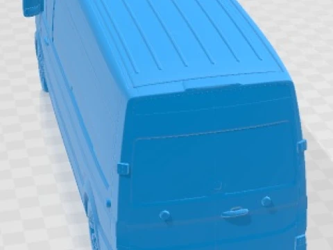 MAN TGE Van Printable 3D Print Model