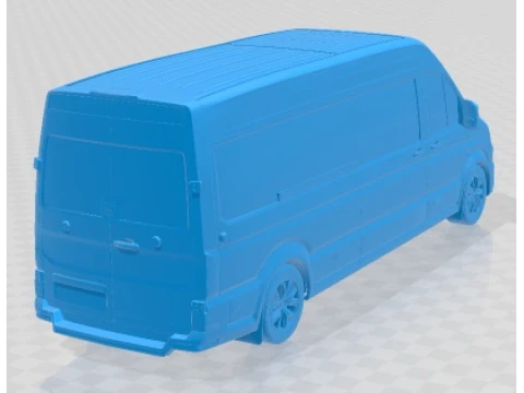 MAN TGE Van Printable 3D Print Model