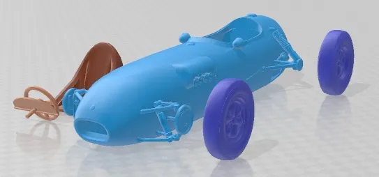 Lotus 12 1957 Printable Car 3D Print Model .c4d .max .obj .3ds .fbx .stl .blend 
