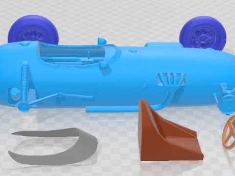 Lotus 12 1957 Printable Car 3D Print Model