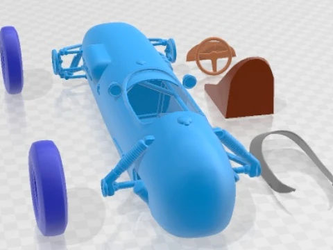 Lotus 12 1957 Printable Car 3D Print Model