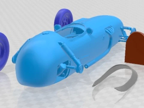 Lotus 12 1957 Printable Car 3D Print Model