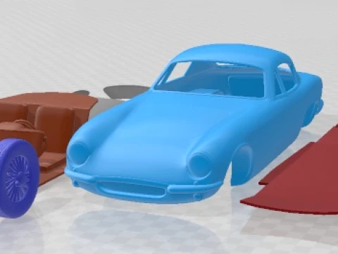 Lotus Elite 1957 Printable Car 3D Print Model