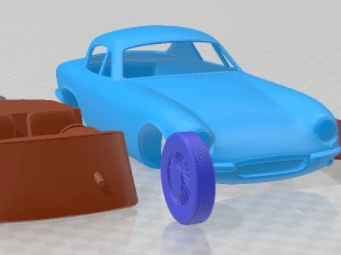 Lotus Elite 1957 Printable Car 3D Print Model