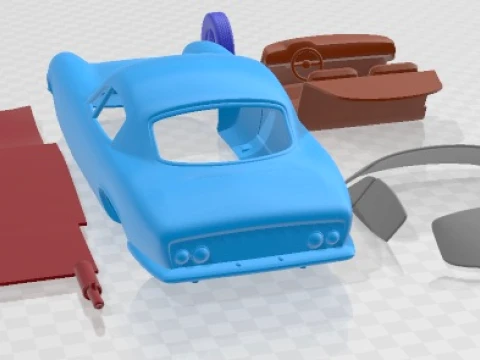 Lotus Elite 1957 Printable Car 3D Print Model