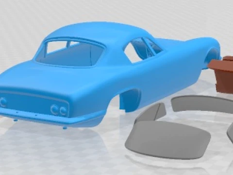 Lotus Elite 1957 Printable Car 3D Print Model