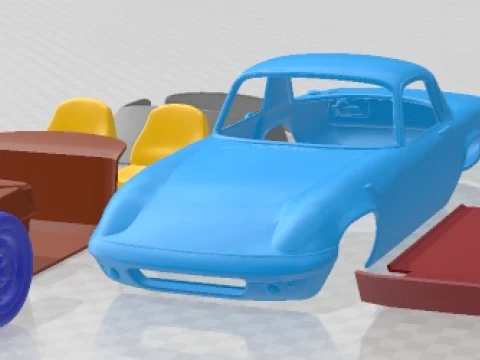 Lotus Elan Sprint Coupe 1971 Printable Car 3D Print Model