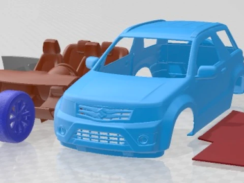 Suzuki Grand Vitara 3 Door 2013 Printable Car 3D Print Model