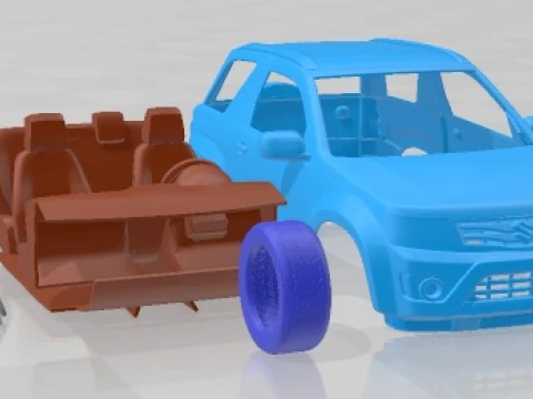 Suzuki Grand Vitara 3 Door 2013 Printable Car 3D Print Model