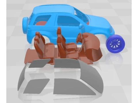 Suzuki Grand Vitara 3 Door 2013 Printable Car 3D Print Model