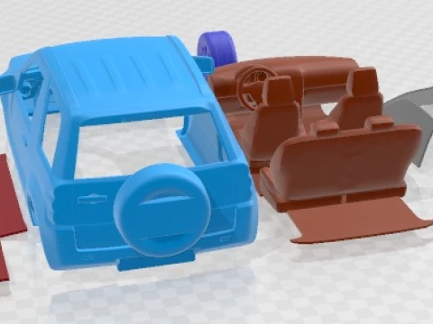 Suzuki Grand Vitara 3 Door 2013 Printable Car 3D Print Model