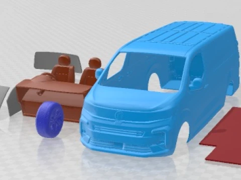 Vauxhall Vivaro Van L3 2024 Printable Modello di stampa 3D
