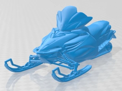Yamaha Apex Snowmobile 2011 Printable Modèles 3D en vedette