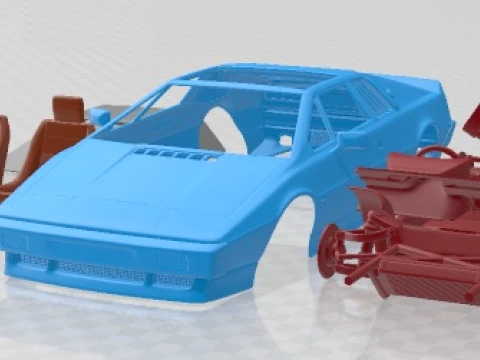 Lotus Esprit 1978 S2 Turbo Printable Car Modello di stampa 3D